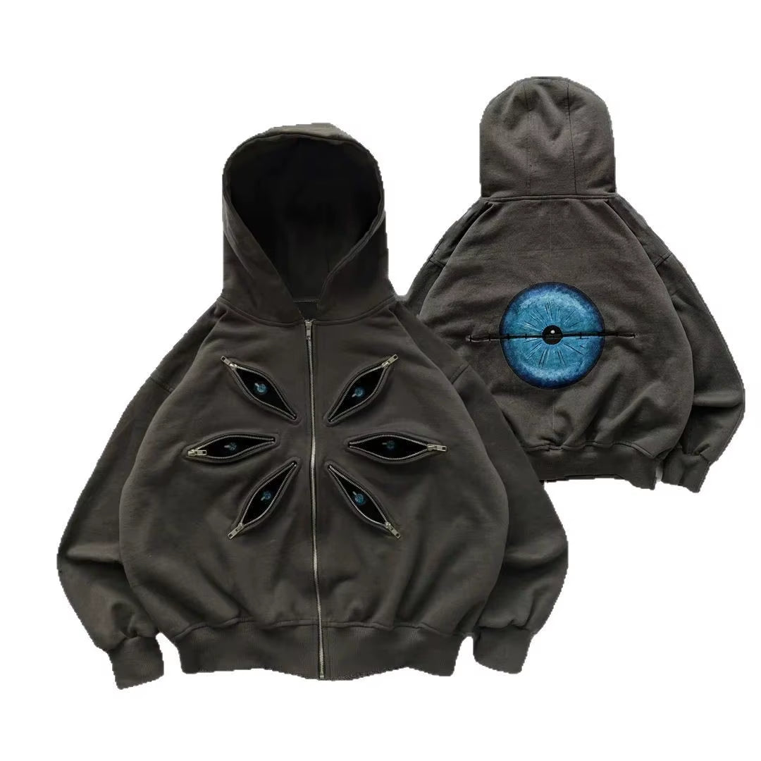 Harajuku Six Eyes Hoodie, Satoru Gojo Inspired
