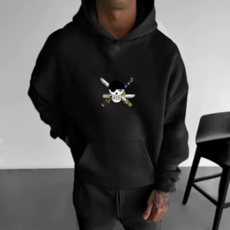 One piece inspired Hoodie, Box fit