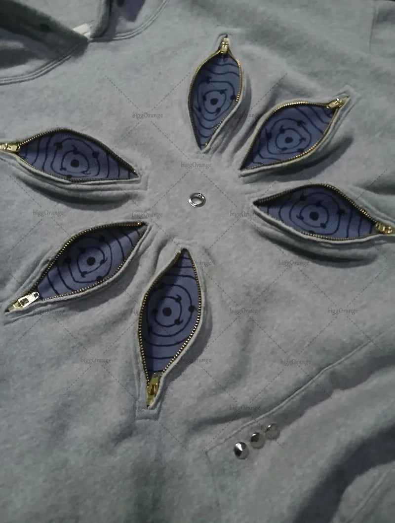 Harajaku Six Eyes Hoodie, Naruto Inspired