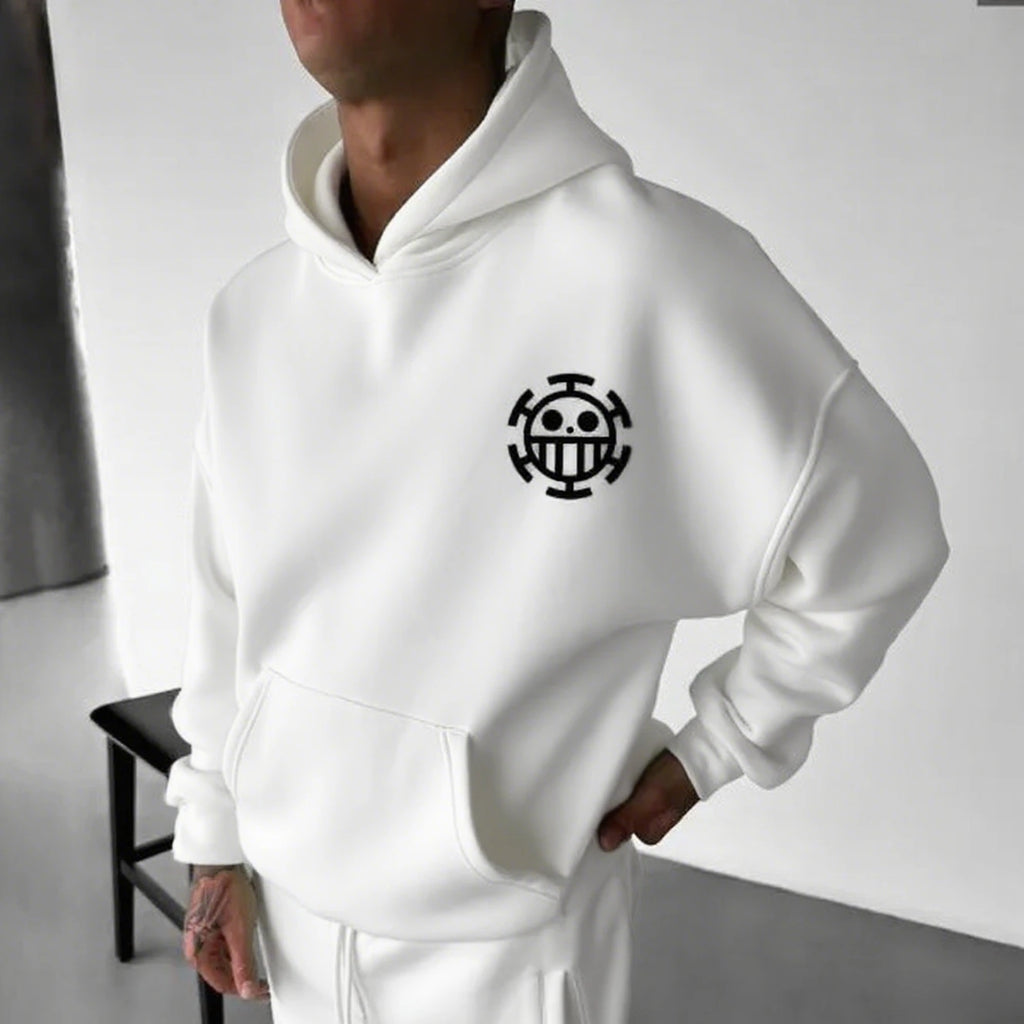 One Piece Inspired Oversized Hoodie, Box fit, Square Hood