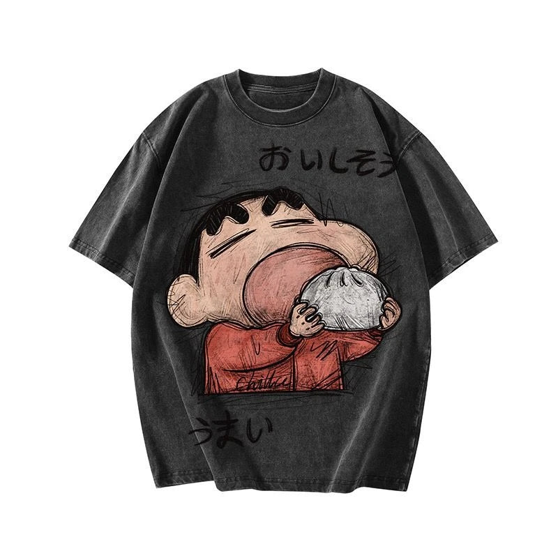 Crayon Baggy Wash Tee