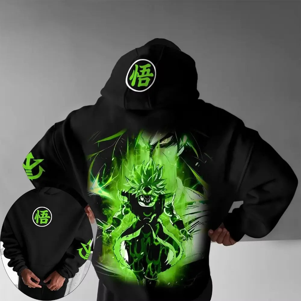 Brolly Inspired DBZ Box Fit hoodle, Square hood