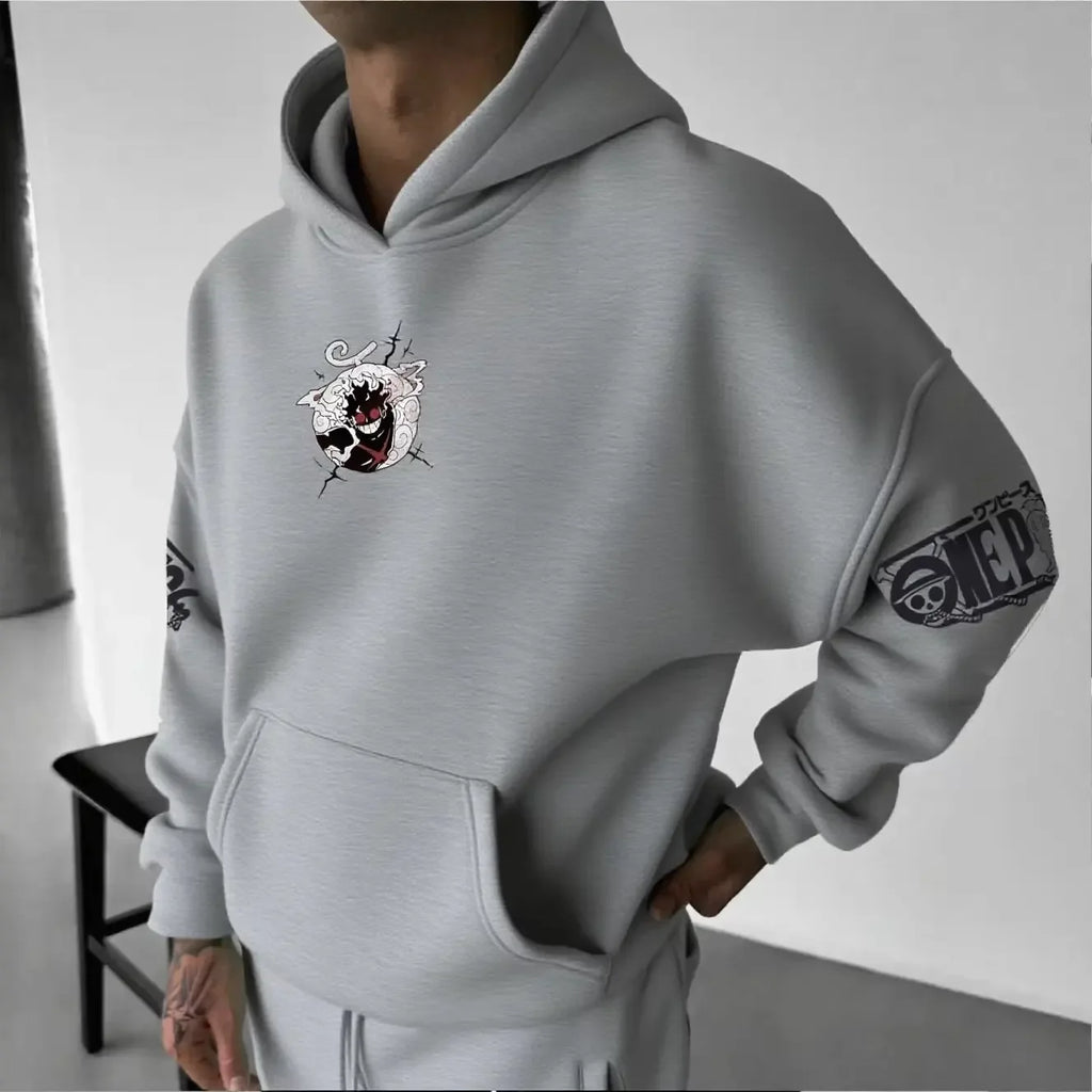 One piece Inspired Gear 5 Hoodie, Box fit, Square hood