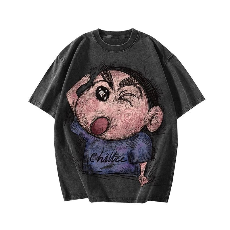 Crayon Baggy Wash Tee