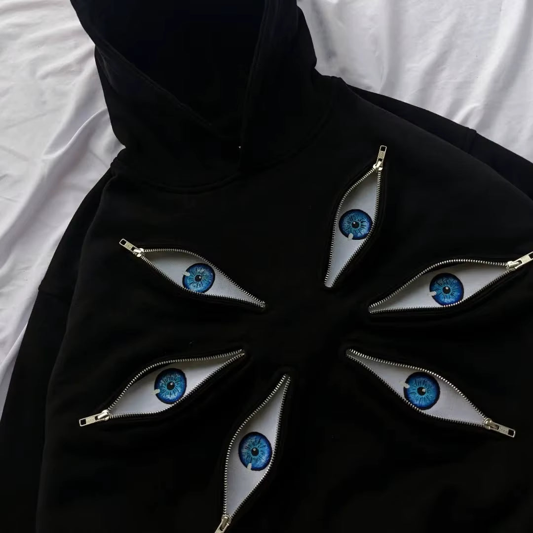 Harajuku Six Eyes Hoodie, Satoru Gojo Inspired