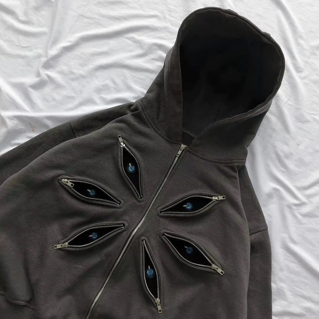 Harajuku Six Eyes Hoodie, Satoru Gojo Inspired